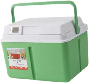 Portable Cooler Box Food Preservation Box with Lock Lid Sturdy Versatile for Beach, Sports with Carry Handle