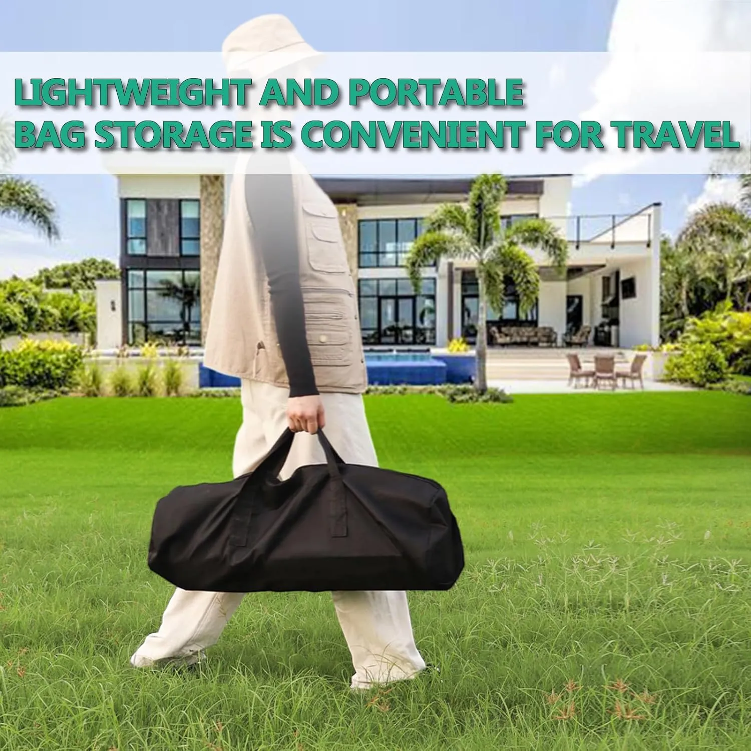 Portable Folding Camping Table, Roll-Up Aluminum Table with Carry Bag, Compact and Lightweight Design for Beach, Travel, and Outdoor Cooking Black 50×53×50cm/19.7×20.9×19.7in
