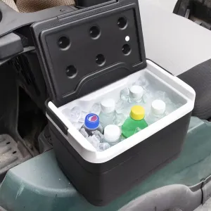 Portable Golf Cart Cooler with Mounting Bracket Kit - Convenient Access and Refreshment on The Go - Compatible with Club Car Precedent Tempo Onward Models