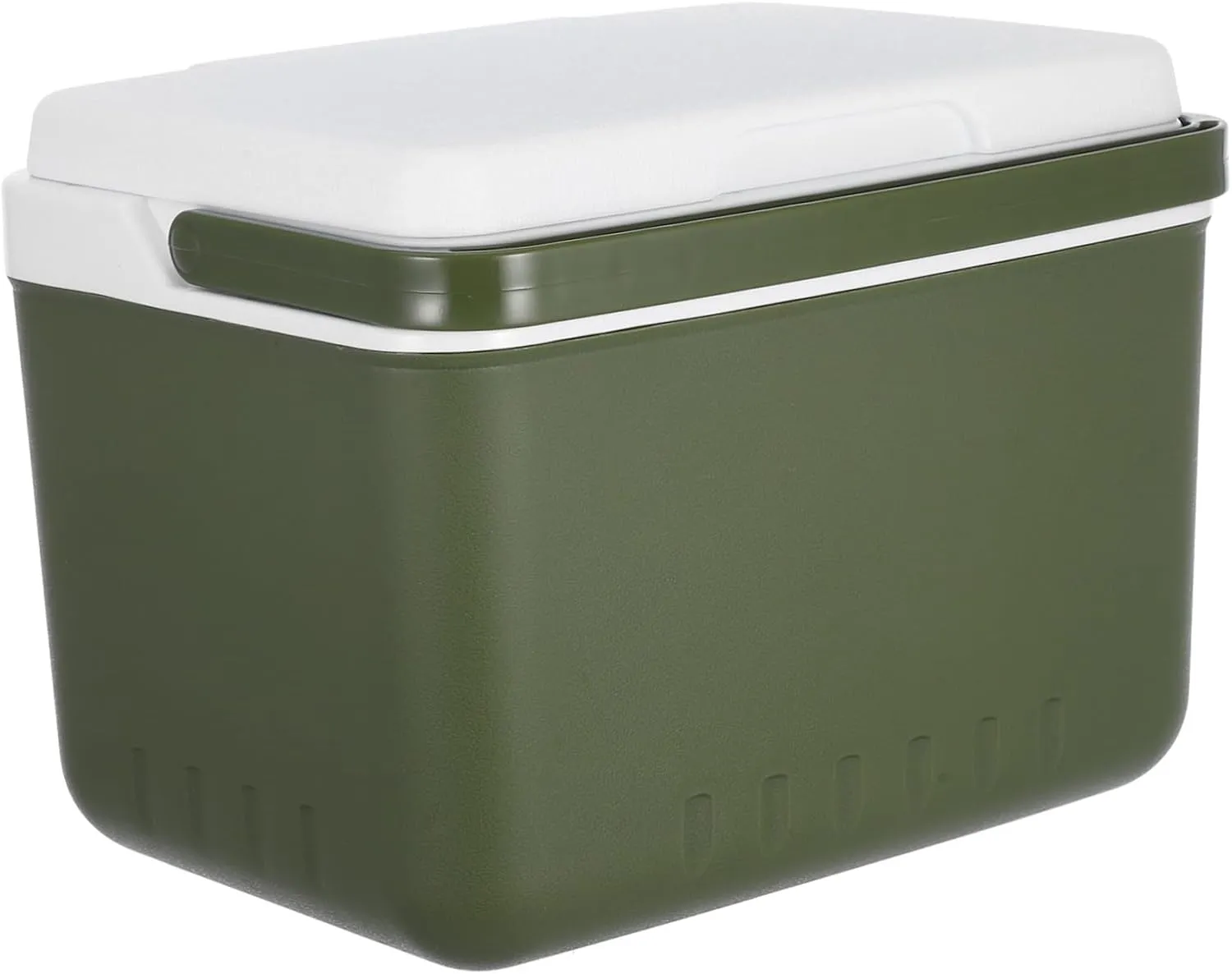 Portable Insulated Cooler Box Lightweight Hard Cooler with Handle for Camping Picnics Beach Trips Car Use Versatile Storage for Food Beverages
