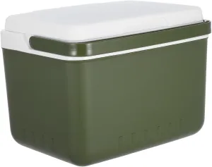 Portable Insulated Cooler Box Lightweight Hard Cooler with Handle for Camping Picnics Beach Trips Car Use Versatile Storage for Food Beverages