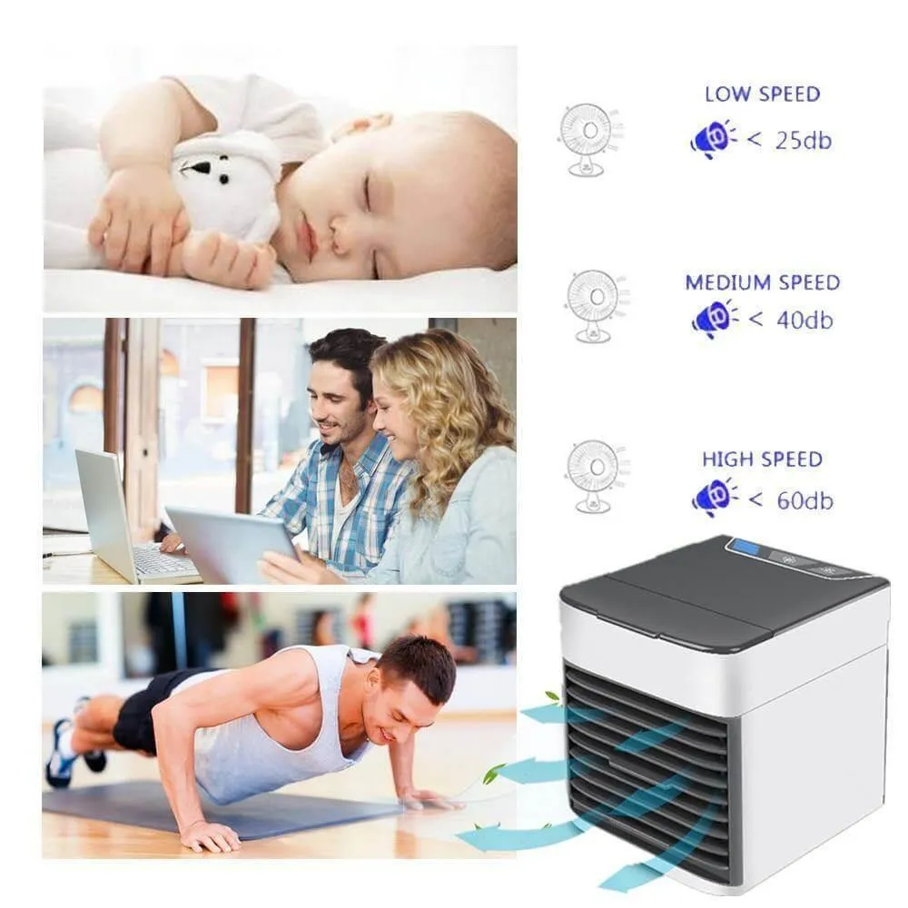 Portable Mini Humidifier  Air Cooler Fan