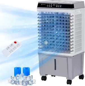 Portable Swamp Cooler, Powerful Cooling, Remote Control