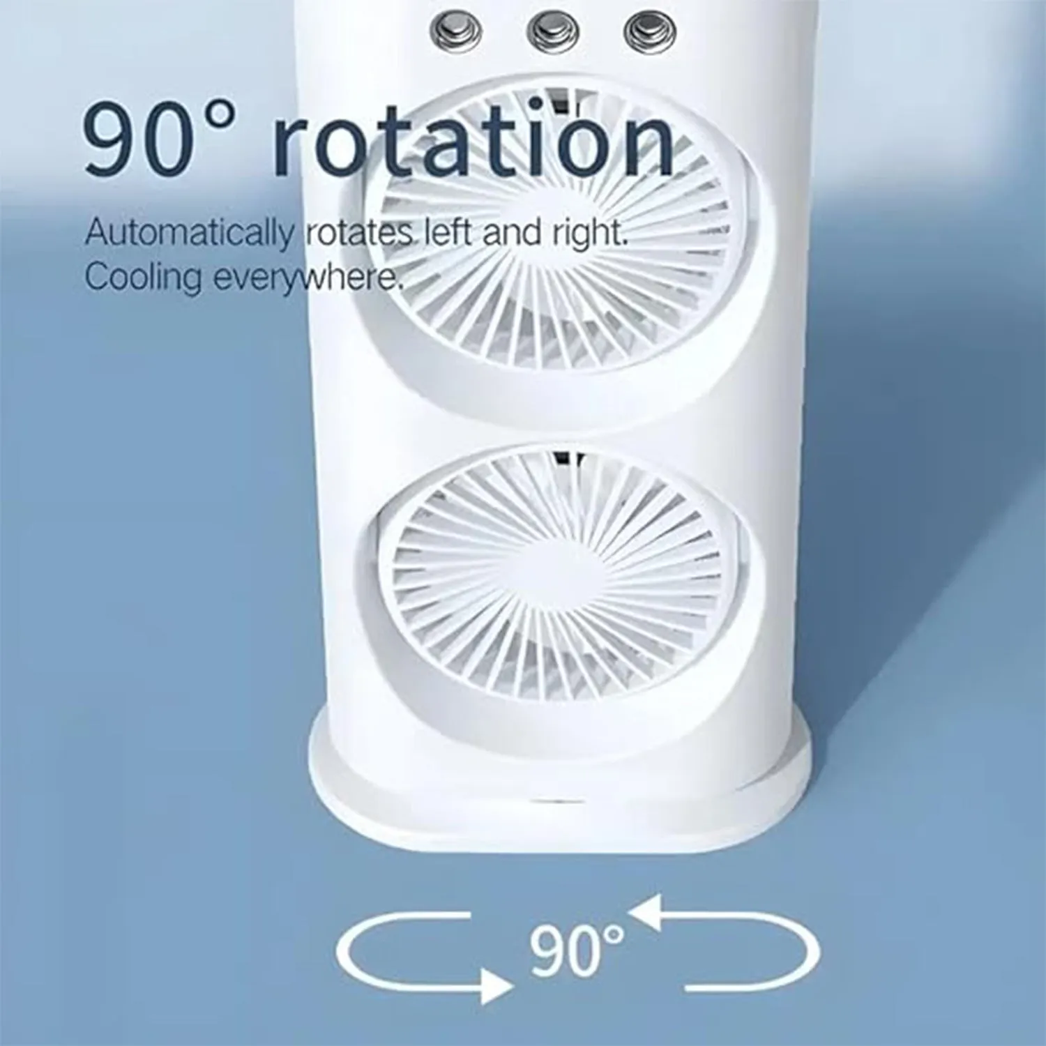 Portable Tower Mist Spray Cooling Fan, Air Cooling Fan (1 Pc)