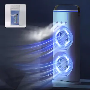 Portable Tower Mist Spray Cooling Fan, Air Cooling Fan (1 Pc)