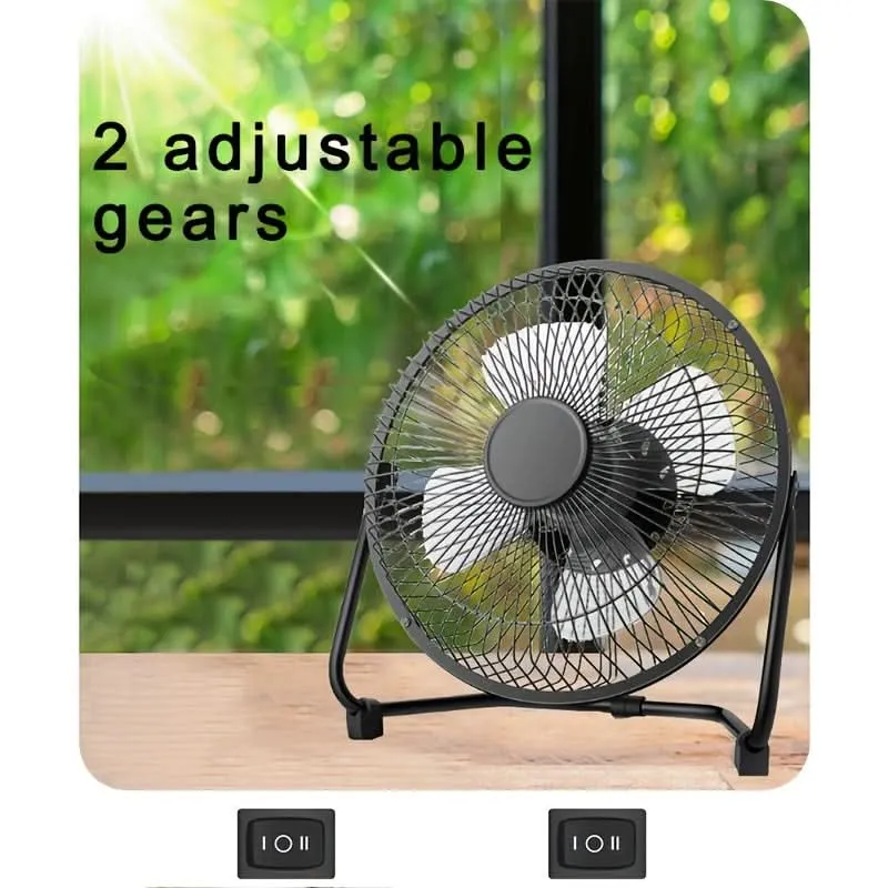 Portable USB Desktop Fan – 360° Adjustable Angle