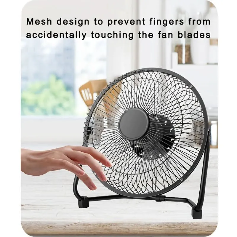 Portable USB Desktop Fan – 360° Adjustable Angle