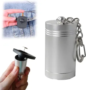 Powerful Deactivator Magnetizer, Magnetic Stud Finder, Hide-A-Key, Tool Holder & Retrieval, Heavy-Duty Neodymium Anti-Rust Magnet,Indoor Or Outdoor Multi Use Tools, Quick Release N114(Silver)