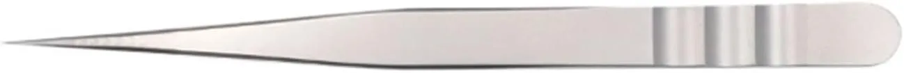 Precision Anti-Static Stainless Steel Eyelash Tweezers Lash Extension Curved Tool Eyebrow Tweezers Watch Tools(New Straight)