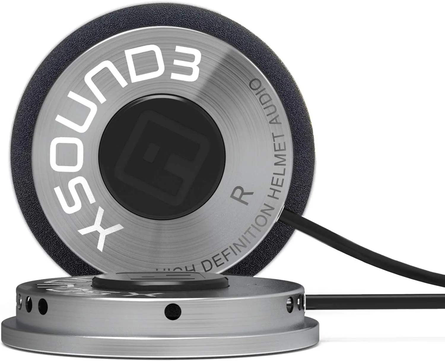 Premium Audio Motorcycle Helmet Speakers Work with Most Helmet Comms with Earbud Ports - The XSound 3 Drop in Headphones Speaker Kit Includes Accessories for a Quick Install