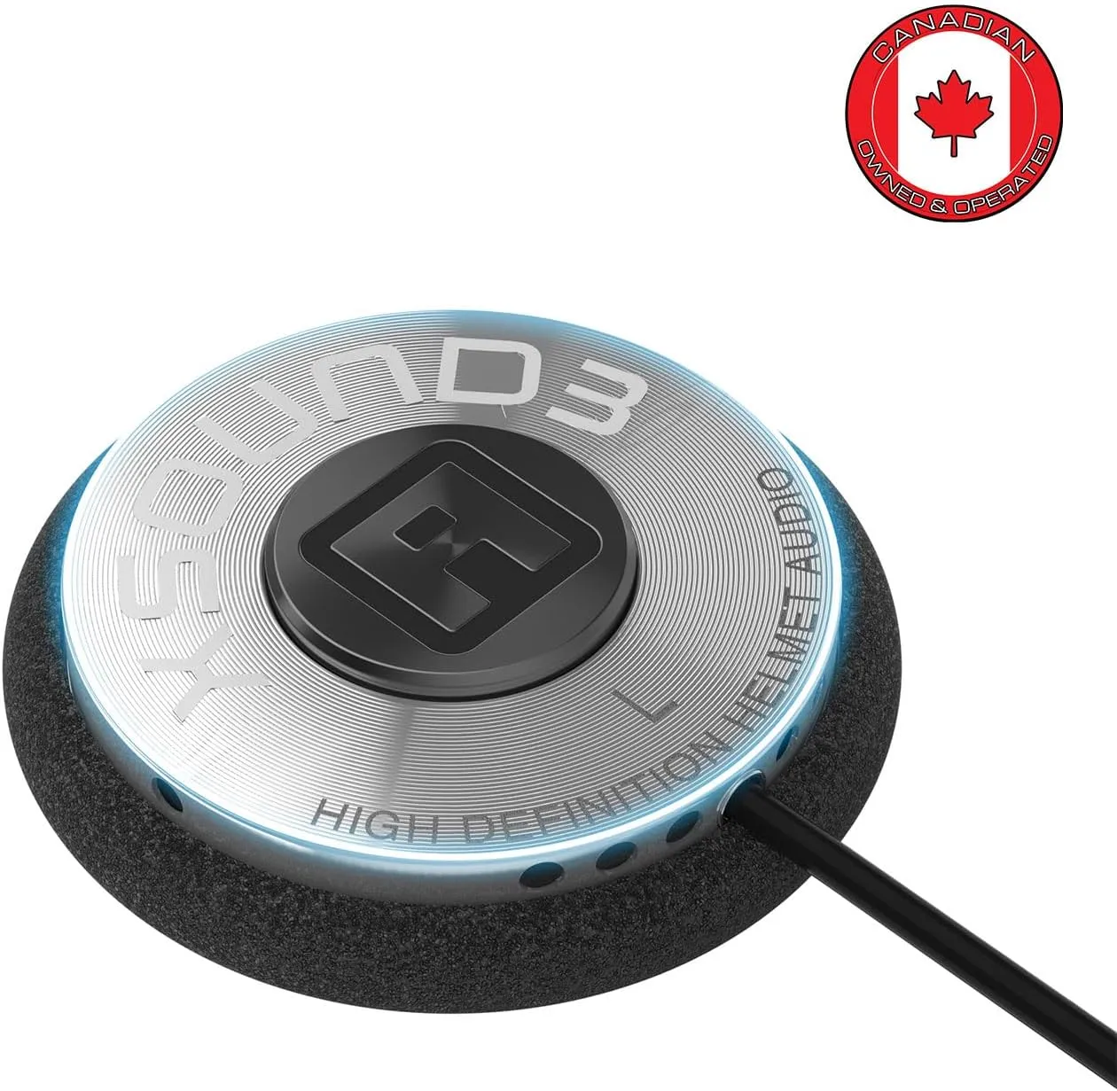 Premium Audio Motorcycle Helmet Speakers Work with Most Helmet Comms with Earbud Ports - The XSound 3 Drop in Headphones Speaker Kit Includes Accessories for a Quick Install