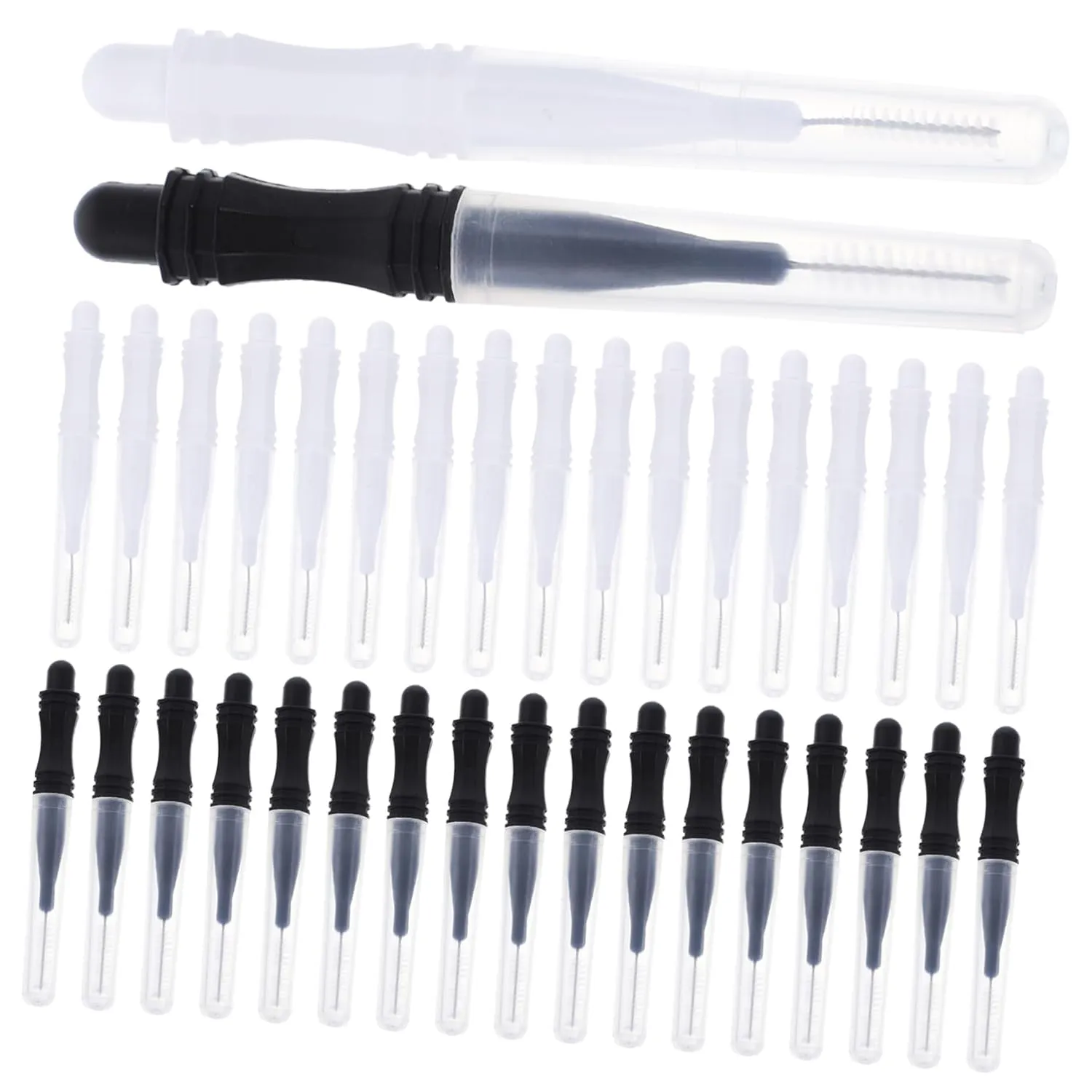 Professional Eyebrow Lamination Brush Set 60 Brow Lamination Brush Caps
