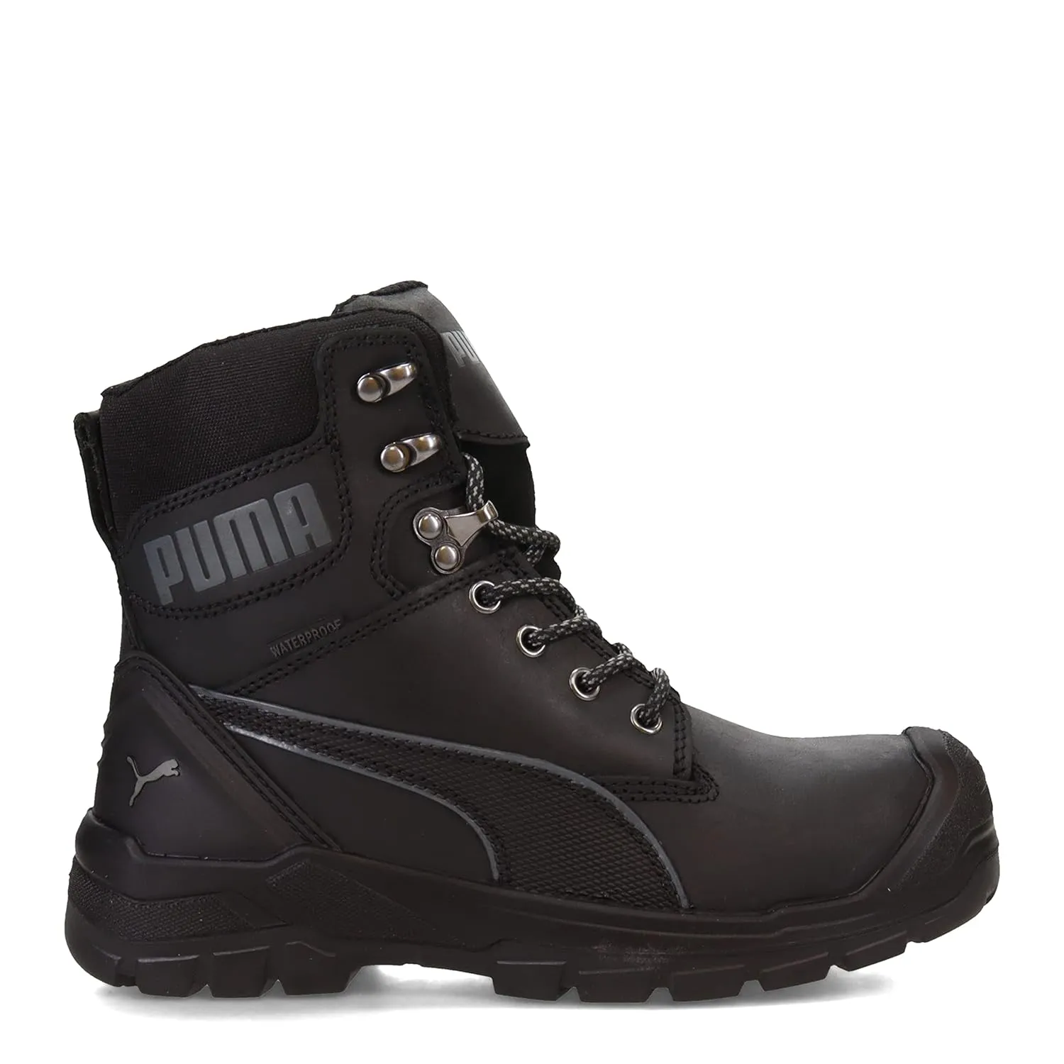 PUMA Women's Conquest Black Industrial Boot, 9.5