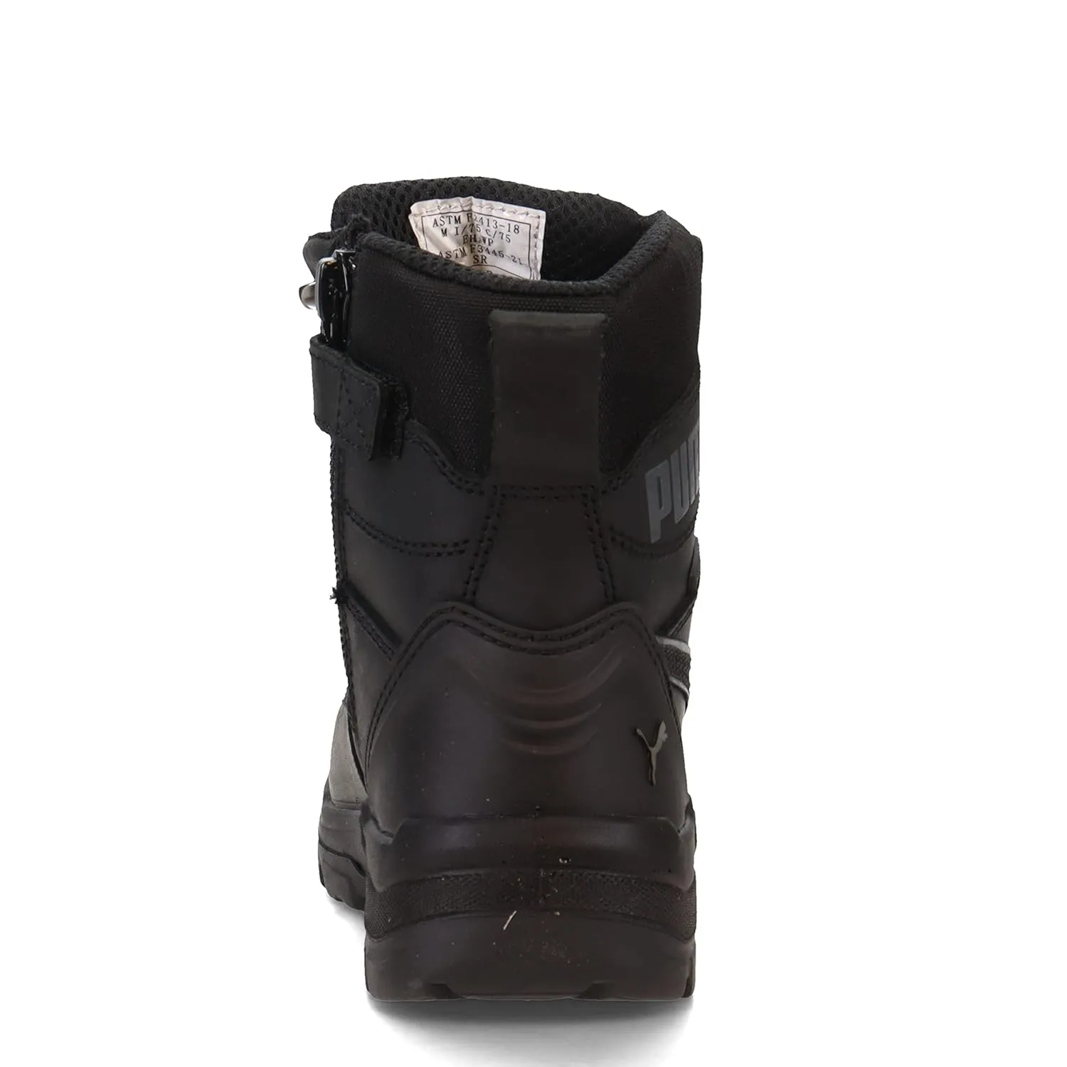 PUMA Women's Conquest Black Industrial Boot, 9.5