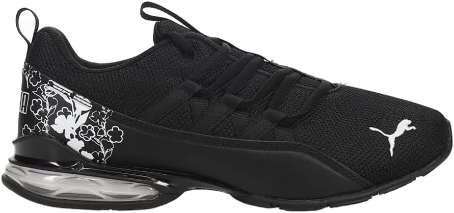PUMA Womens Riaze Prowl Floral Lace Up Sneakers Shoes Casual - Black - Size 8 M