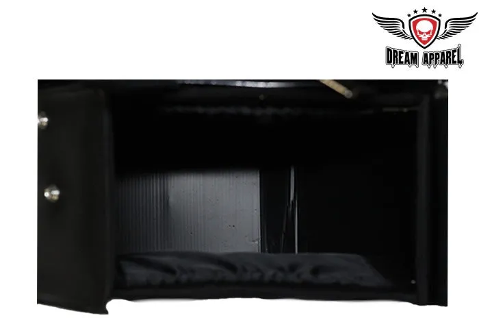 PVC Motorcycle Saddlebag With Studs