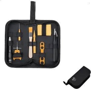 QUA'ANNYU Upgraded Version Fishing Reel Cleaning Kit | Fishing Reel Maintenance Kit | Fishing Reel Care Kit | Fishing Rod Repair Kit | Spool Pin Remover|Basic Set
