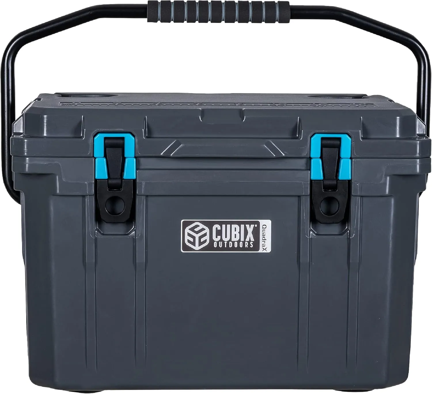 QuadraX 20 QT Rotomolded Cooler - 5-Day Ice Retention, Portable Hard Coolers Ice Chest with Cup Holders