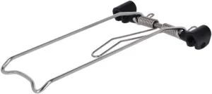 Racktime Unisex - Adult Clampit Stainless Steel Spring Latch, Silver, One Size