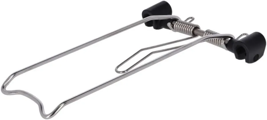 Racktime Unisex - Adult Clampit Stainless Steel Spring Latch, Silver, One Size