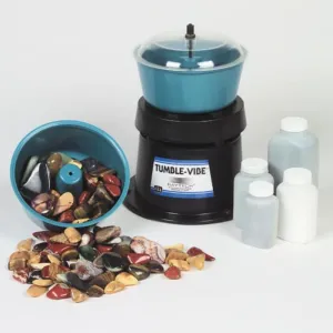 Raytech Rock Polishing Kit 8” Dia. Bowl Blue