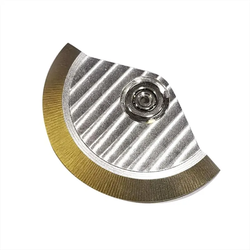 Razcus Watch Accessories Movement Automatic Hammer Rotor Pendulum For 7750 7751 7753 Mechanical Watch Movement Repair Tool parts - (Color: Carved pattern)