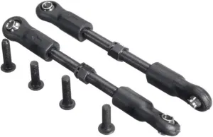 RC Car Upgrade Part for JLB for Racing for Cheetah Speed EA1019 11101 21101 J3 1/10 2pcs Steering Servo Link Rod RC Car Upgrade Parts Spare Accessories