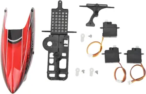 RC Helicopter Servo Motor Set - Plastic Cover and Base for XK K110, Essential Refit Accessories Kit