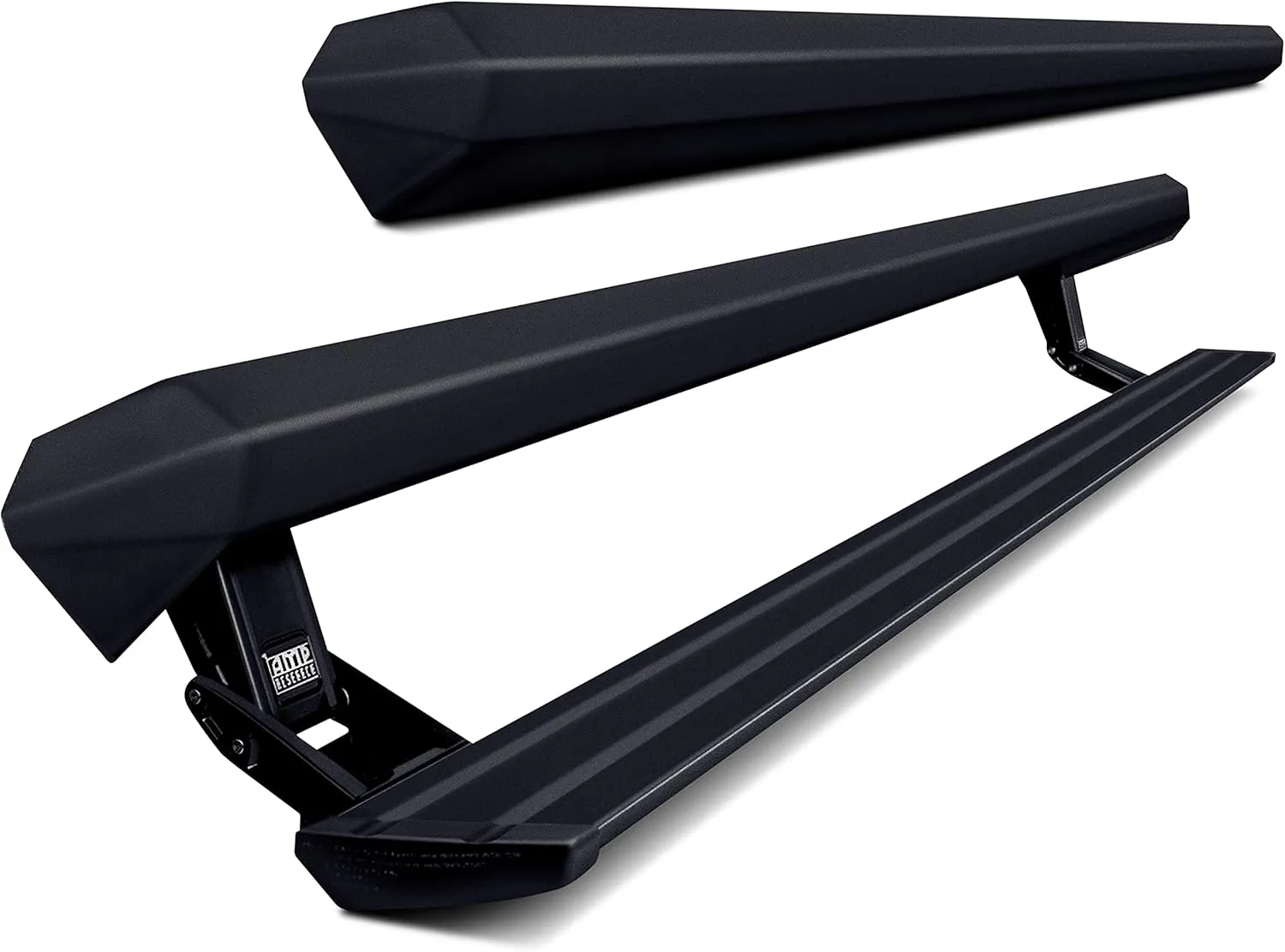 RealTruck AMP Research PowerStep Smart Series Power Running Boards with LED Step Lights for 2014 - 2018 Chevrolet Silverado/GMC Sierra 1500 - Electric Powerstep & Retractable Truck Steps