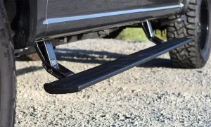 RealTruck AMP Research PowerStep Smart Series Power Running Boards with LED Step Lights for 2021 - 2024 Ford Bronco (2-Door & 4-Door) - Electric Powerstep & Retractable Truck Steps