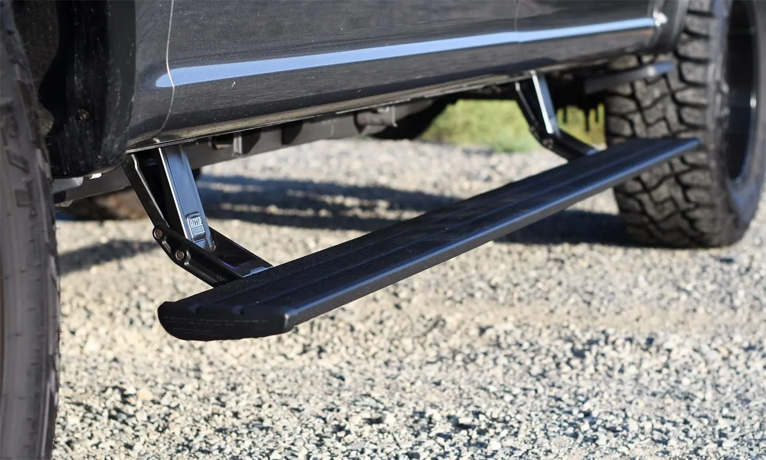 RealTruck AMP Research PowerStep Smart Series Power Running Boards with LED Step Lights for 2021 - 2024 Ford Bronco (2-Door & 4-Door) - Electric Powerstep & Retractable Truck Steps