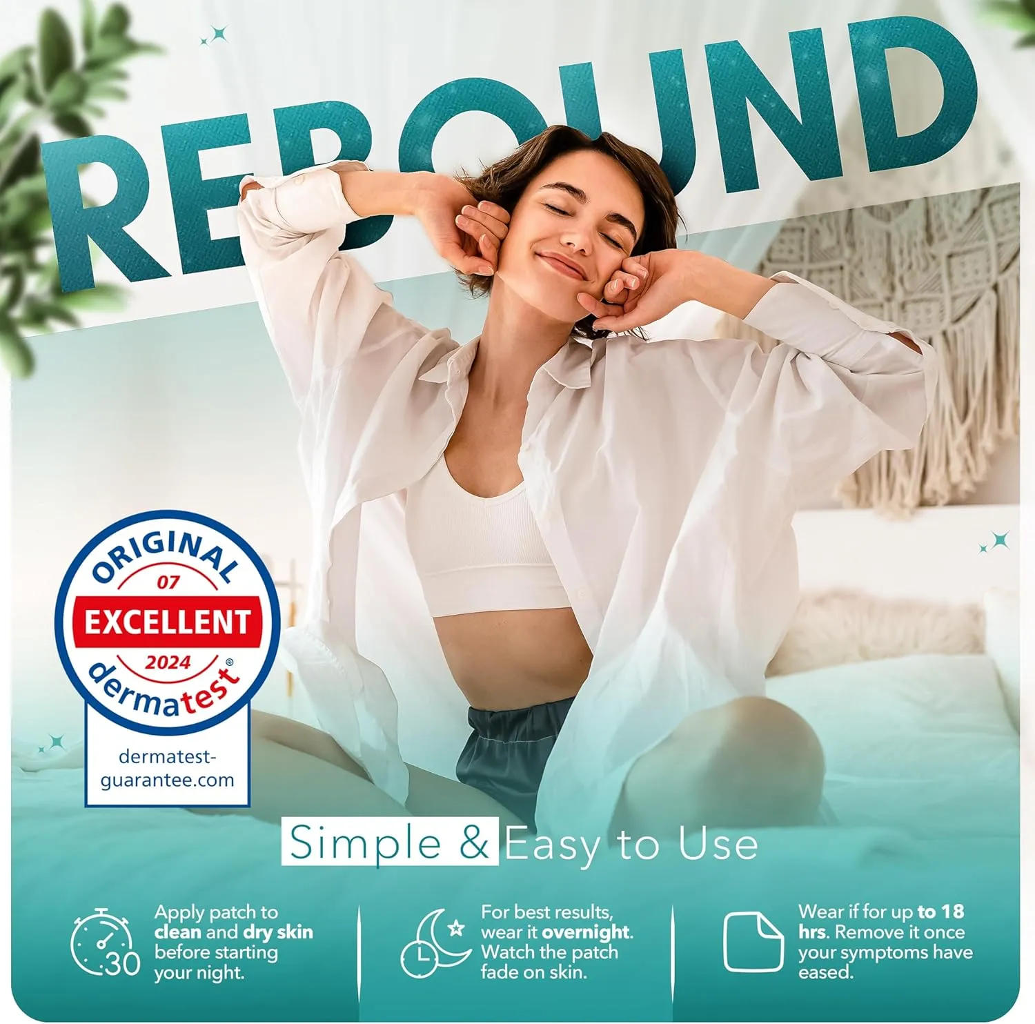 Recovery Patch, Sleep Recovery Patch, Drinking Patches for After Party Relief, Natural Party Recovery Patches for Hydration and Energy Support, Thrive Patches(1, 12, Count)