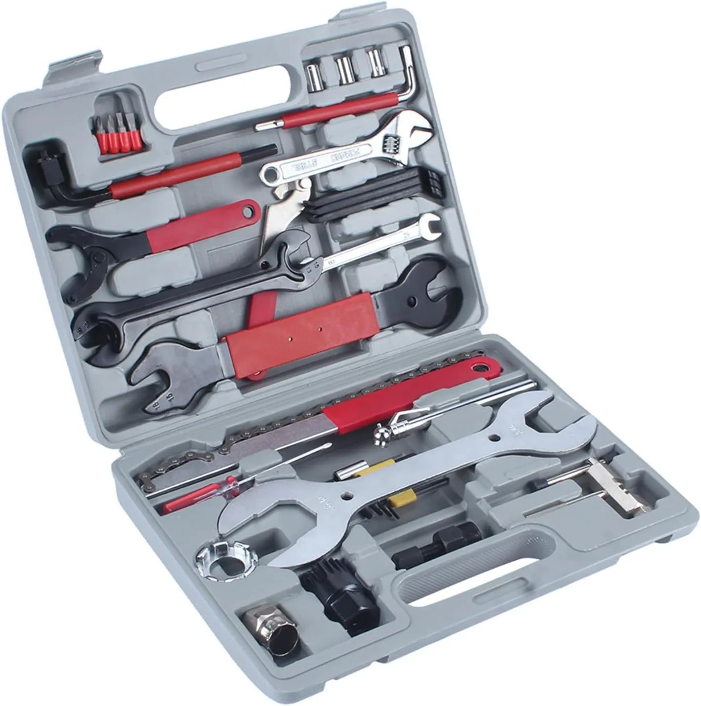 Repair Multi Tools, Multifunctional Repair Multi Tool Kit Screwdriver Freewheel Remover Chain Whip Headset Wrench for Mountain, Tool Kits