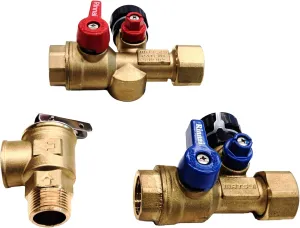 Rinnai MIVK-T-LW Matsui Plumbing Isolation Valve Kit,