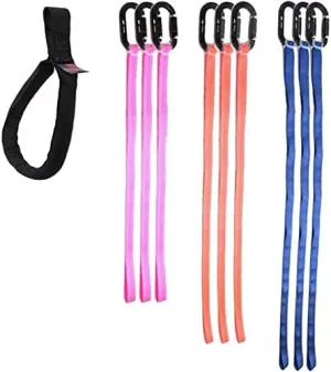 RNA Raider Speedline Sling Assorted Pack, Professional Tree Climbing Kit, 9 Oval Carabiners, 9 Speedline Loops, 40"Blue, 36"Orange, 26"Pink, 9 Kong Fast Rubber, 7,000 lbf Arborist Rigging Equipment