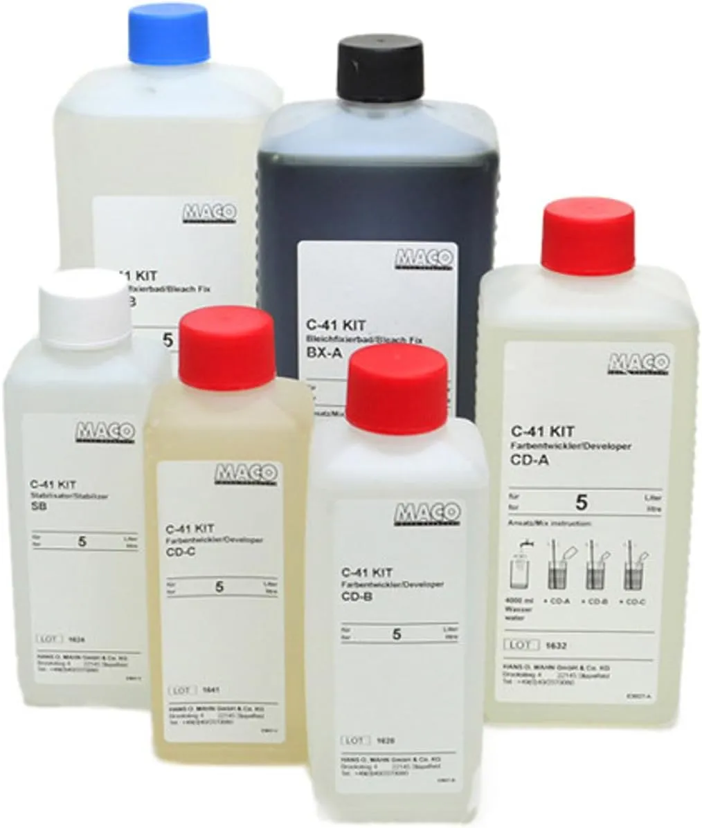 Rollei C-41 Color Film Developing Kit, 5 liters, Large