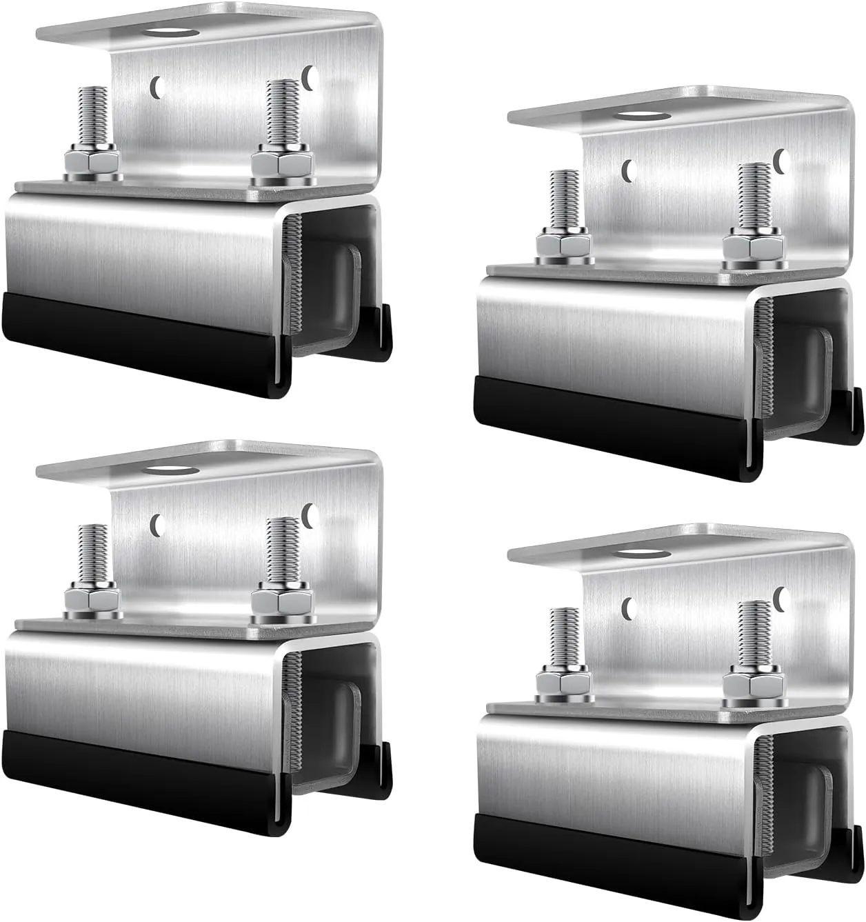 Roof Rack Mount Kits,Roof Mount Kit,304 Stainless Steel Van Roof Rack,Van Roof Rack Brackets for ProMaster, Boxer, Jumper, Ducato (4)