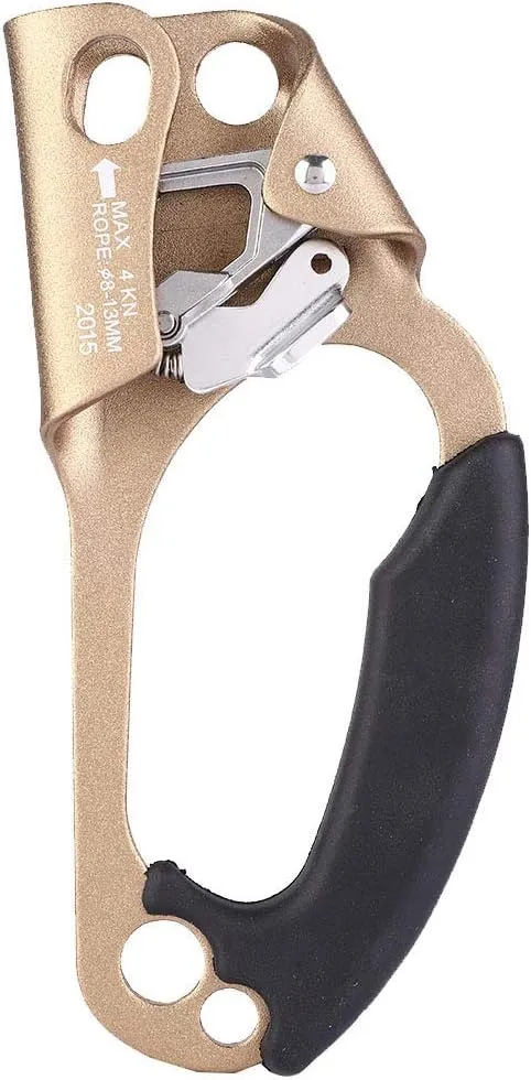Rope Ascender, Ropeman Ascender Ascender with Strong Grip Right Hand Riser for Mountaineering Climbing