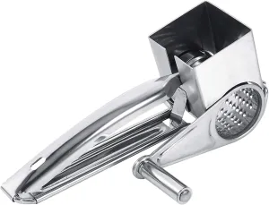 Rotary Cheese Grater Hand Crank Cheese Cutter Slicer Stainless Steel Multifunctional Kitchen Craft Gyratory Vegetable Food Grater