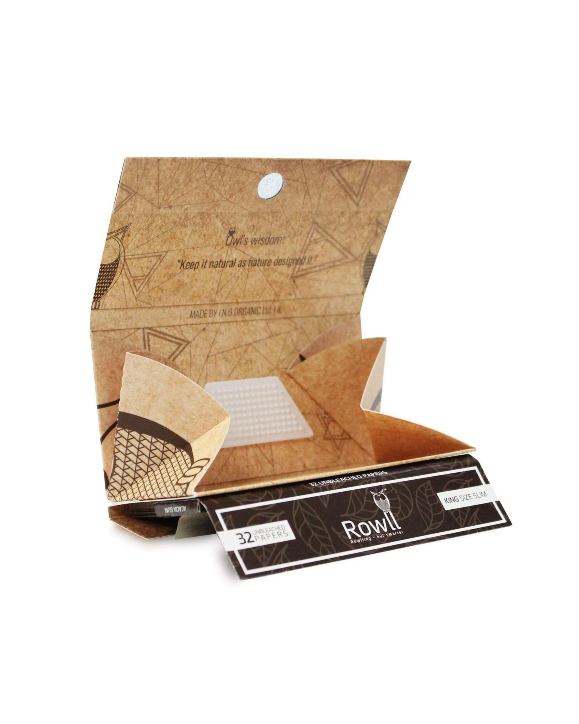 Rowll Unbleached Rolling Kit with Grinder - Box of 20