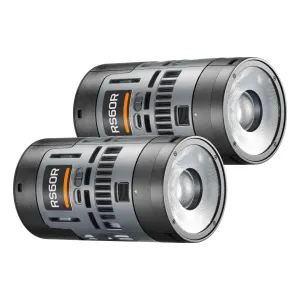 RS60R Twin Super Compact RGB LED 2K Video Light Kit