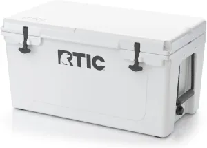 RTIC 65 QT Ultra-Tough Cooler Hard Insulated Portable Ice Chest Box for Beach, Drink, Beverage, Camping, Picnic, Fishing, Boat, Barbecue