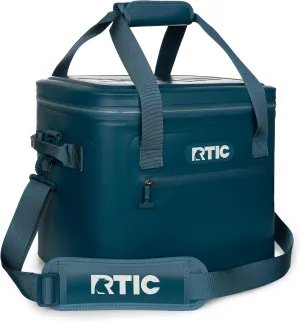RTIC Ultra-Tough Soft Cooler 30 Can, Insulated Bag Portable Ice Chest Box for Lunch, Beach, Drink, Beverage, Travel, Camping, Picnic, Car, Trips, Floating Cooler Leak-Proof with Zipper