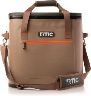 RTIC Ultra-Tough Soft Cooler 40 Can, Insulated Bag Portable Ice Chest Box for Lunch, Beach, Drink, Beverage, Travel, Camping, Picnic, Car, Trips, Floating Cooler Leak-Proof with Zipper