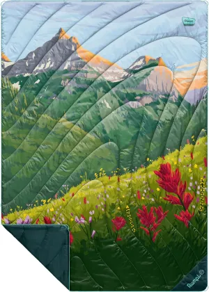 Rumpl Original Puffy Glacier National Park Blanket for Camping and Outdoors, V2, Glacier