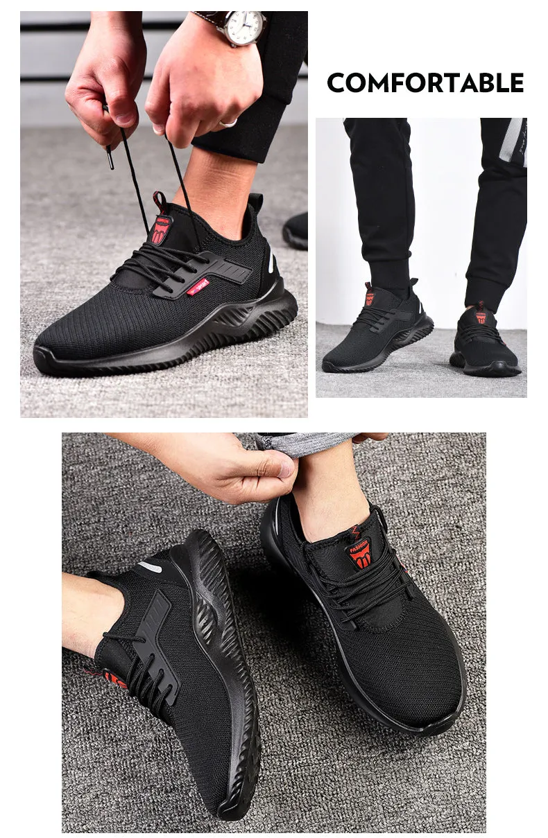 SafelyTrek™- Breathable Steel Protective Work Shoe wear