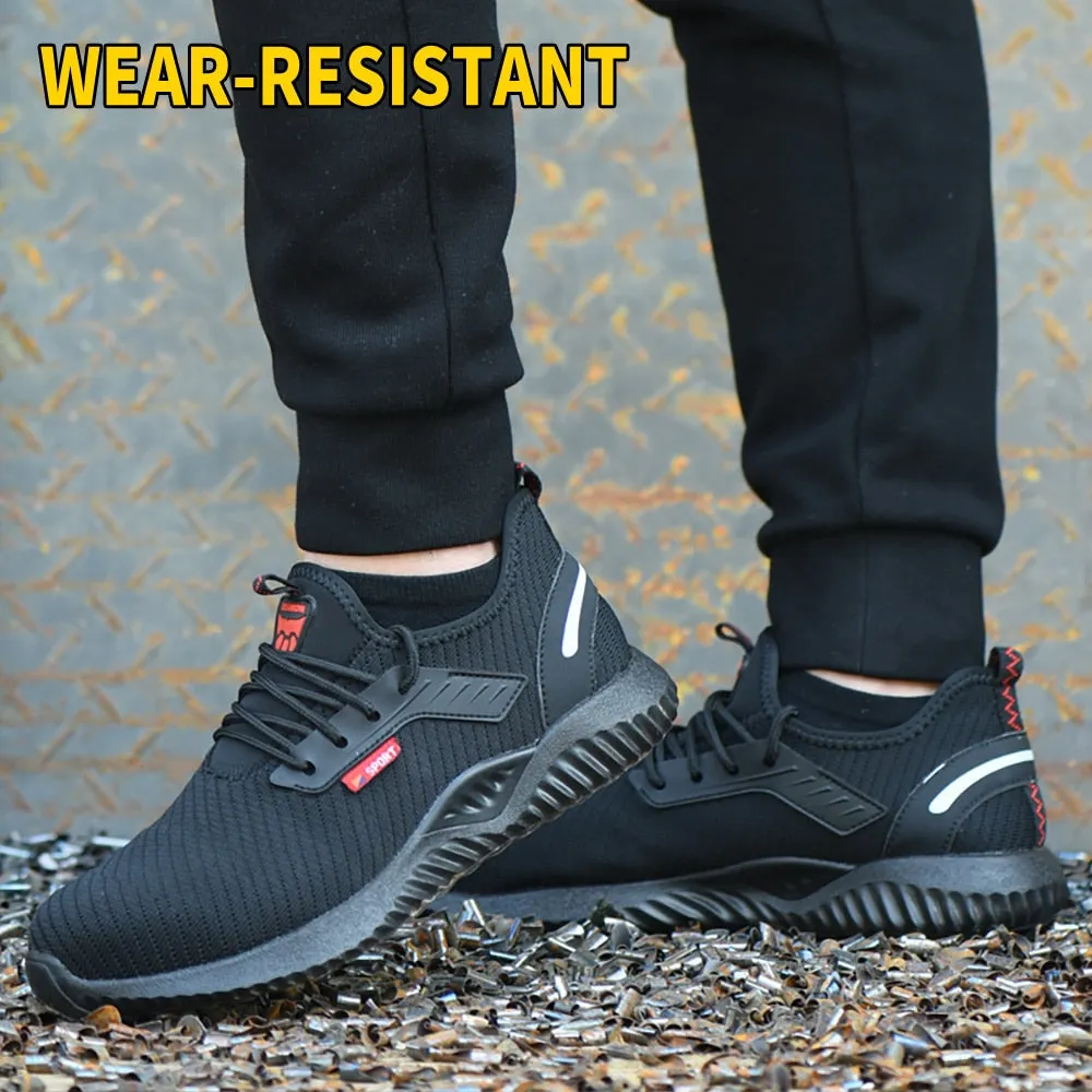 SafelyTrek™- Breathable Steel Protective Work Shoe wear
