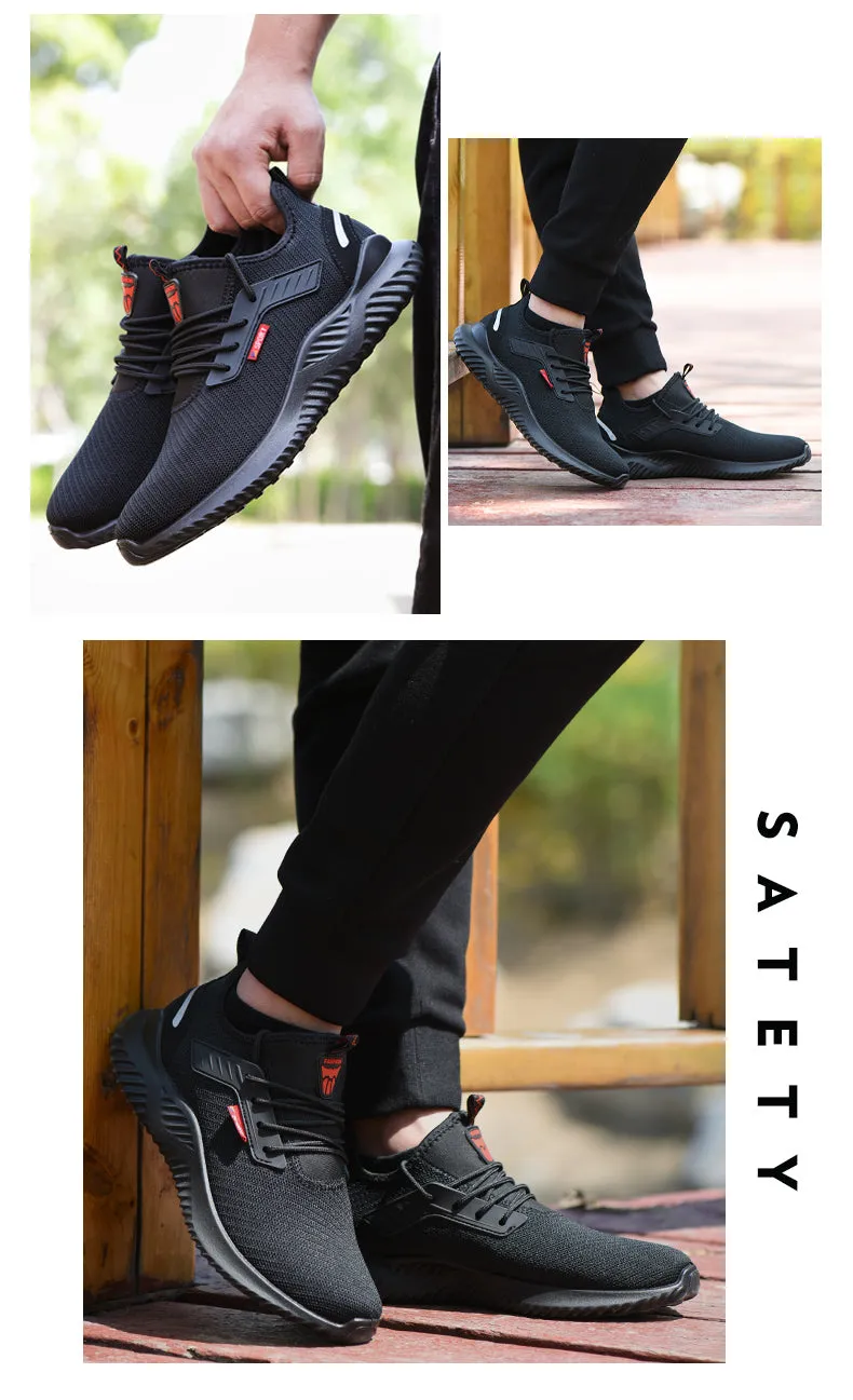 SafelyTrek™- Breathable Steel Protective Work Shoe wear