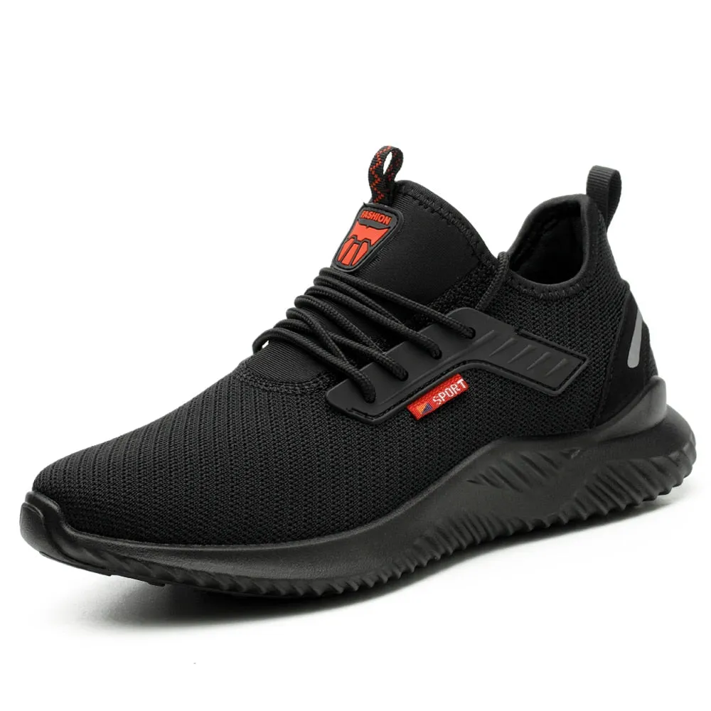 SafelyTrek™- Breathable Steel Protective Work Shoe wear