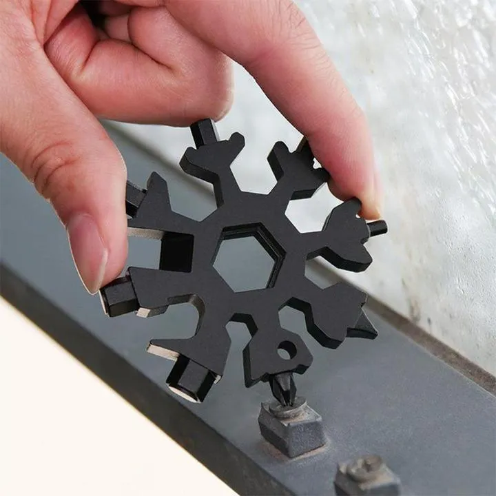 Saker 18 in 1 stainless steel snowflakes multi tool